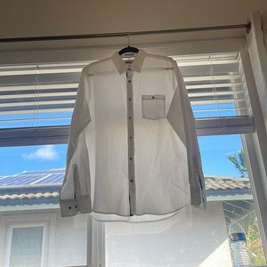 Express Fitted Dress Shirt